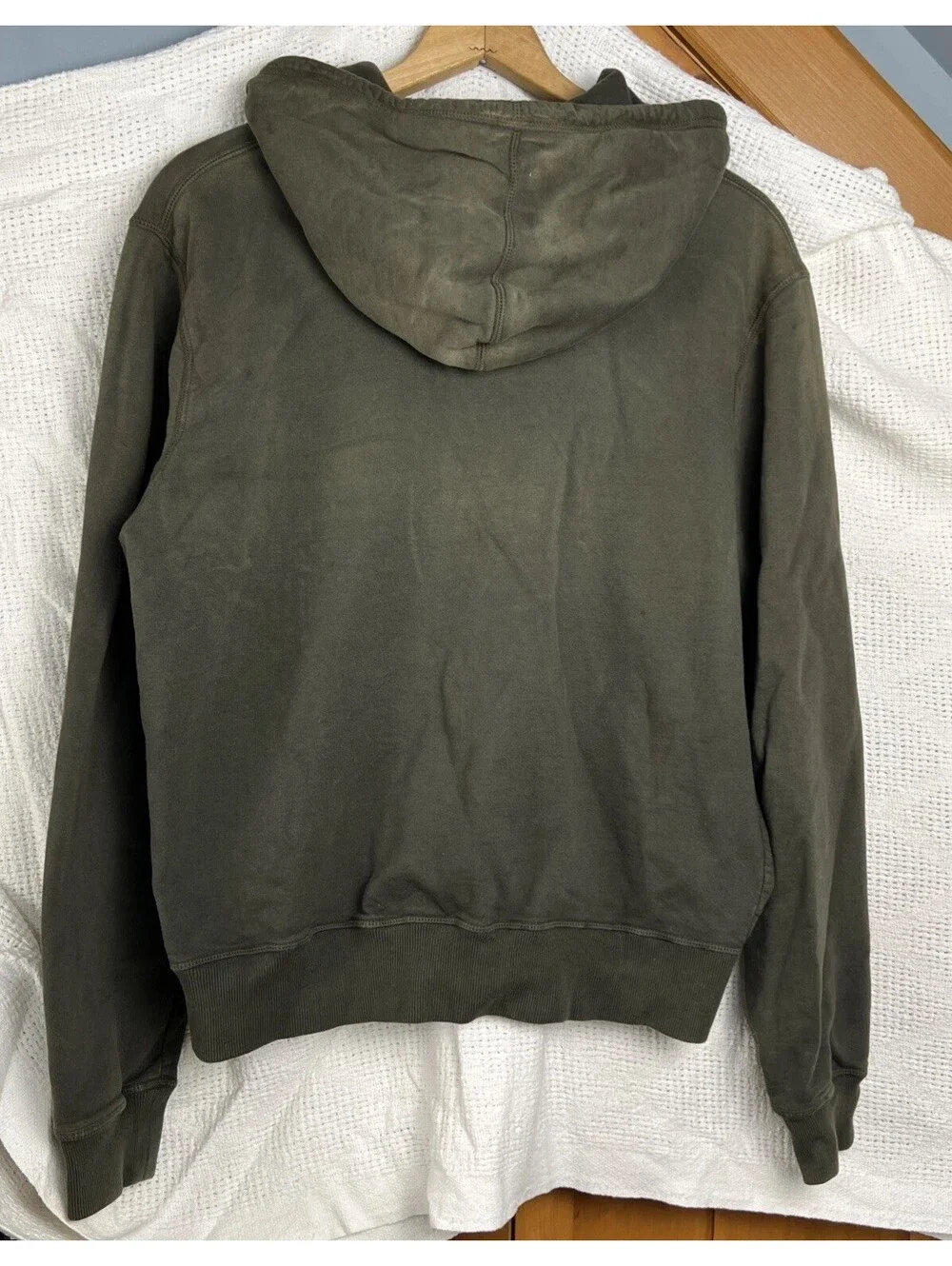 Vintage True Religion Zip Hoodie Mens XXL Green Motorcycle Club Detroit Y2K